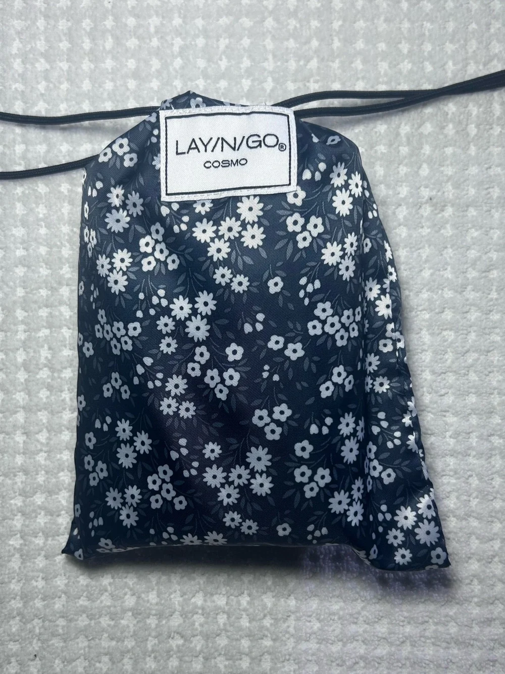 LAYN/GO FLORAL Quilted Drawstring Cosmetic Bag